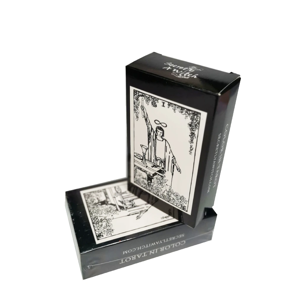 FREE SAMPLE Wholesale Custom Cards Game Tarot Cards Deck Set Printing PVC Oracle Tarot Cards