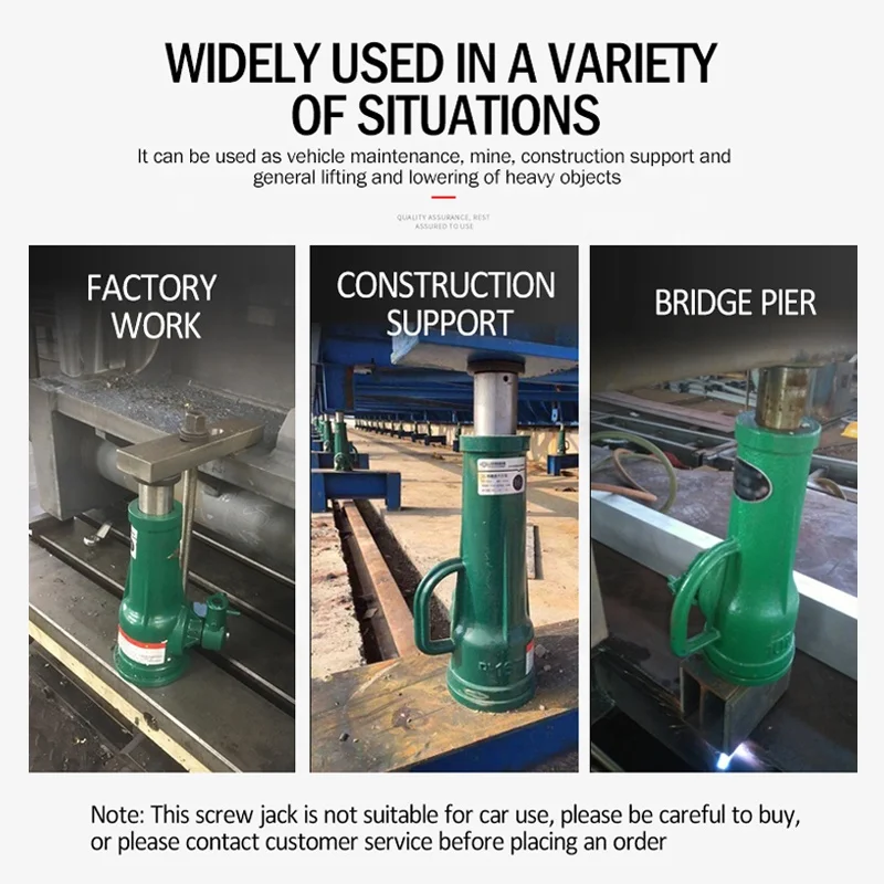 In stock cast iron Steel Mechanical Ratchet railroad Jack Screw Jack Professional factory supply SCREW JACKS for sale