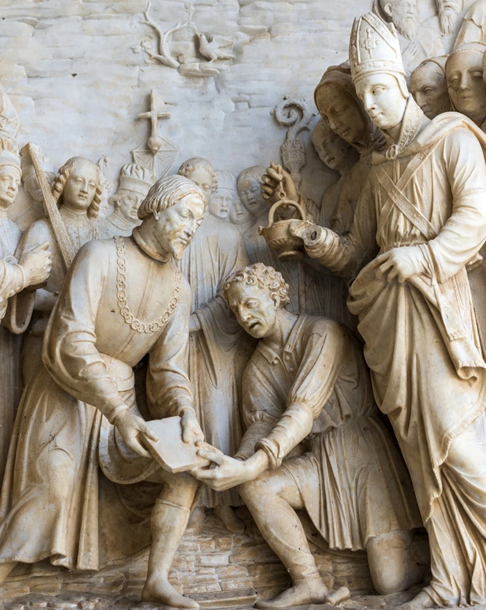 Modern Art High Relief Nude Marble Carving Sculpture for Sale