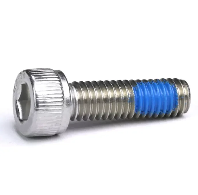316 ANSI/ASME B18.3SH Knurled 6#-32*1/4 white washing hexagon cylindrical head machine screw knurled