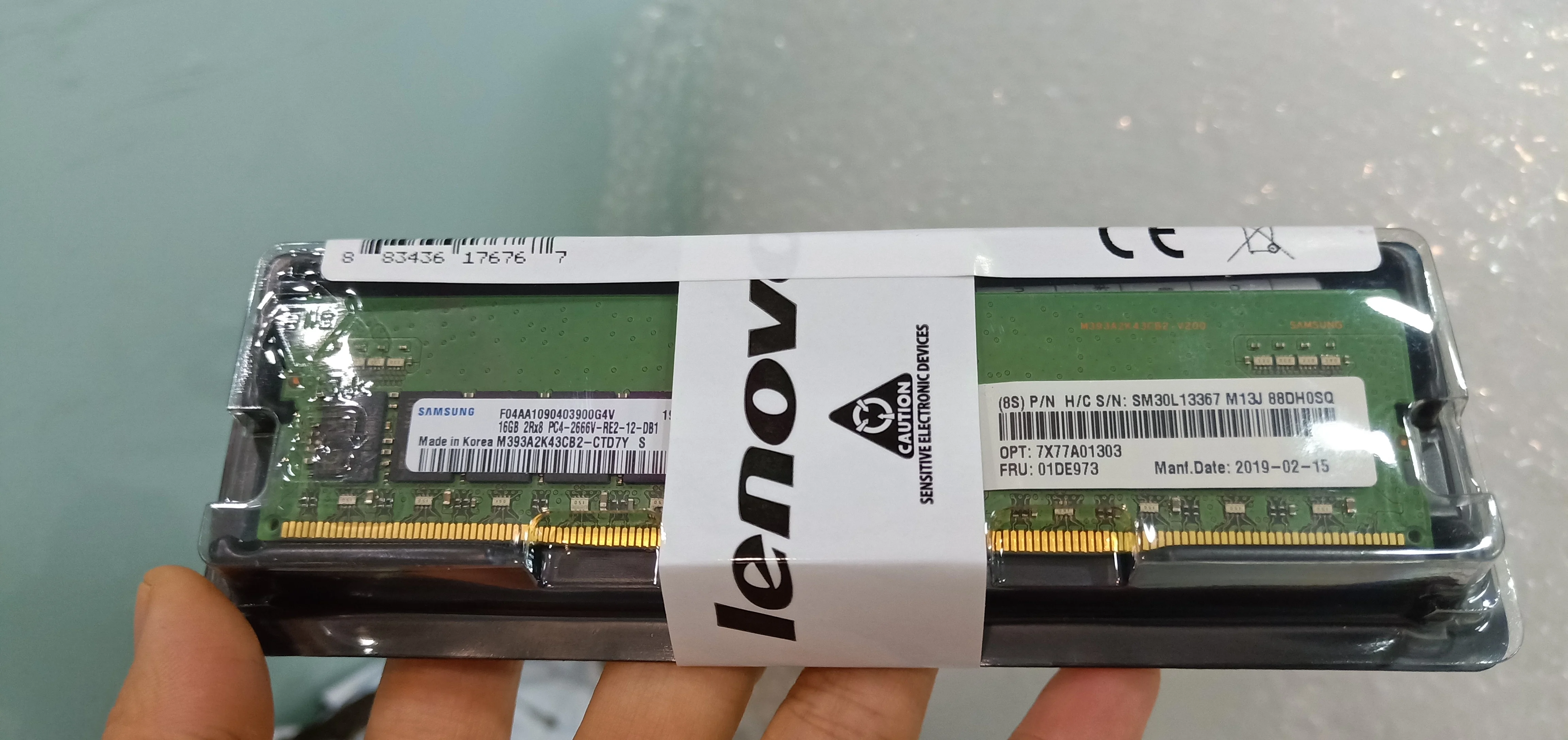 Оригинальная Серверная ОЗУ Lenovo ThinkSystem 32 Гб TruDDR4 2666 МГц (2Rx4 1 2 в)