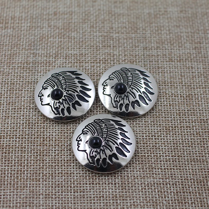 Western Conchos  Plated Metal Castings Screw Back concho
