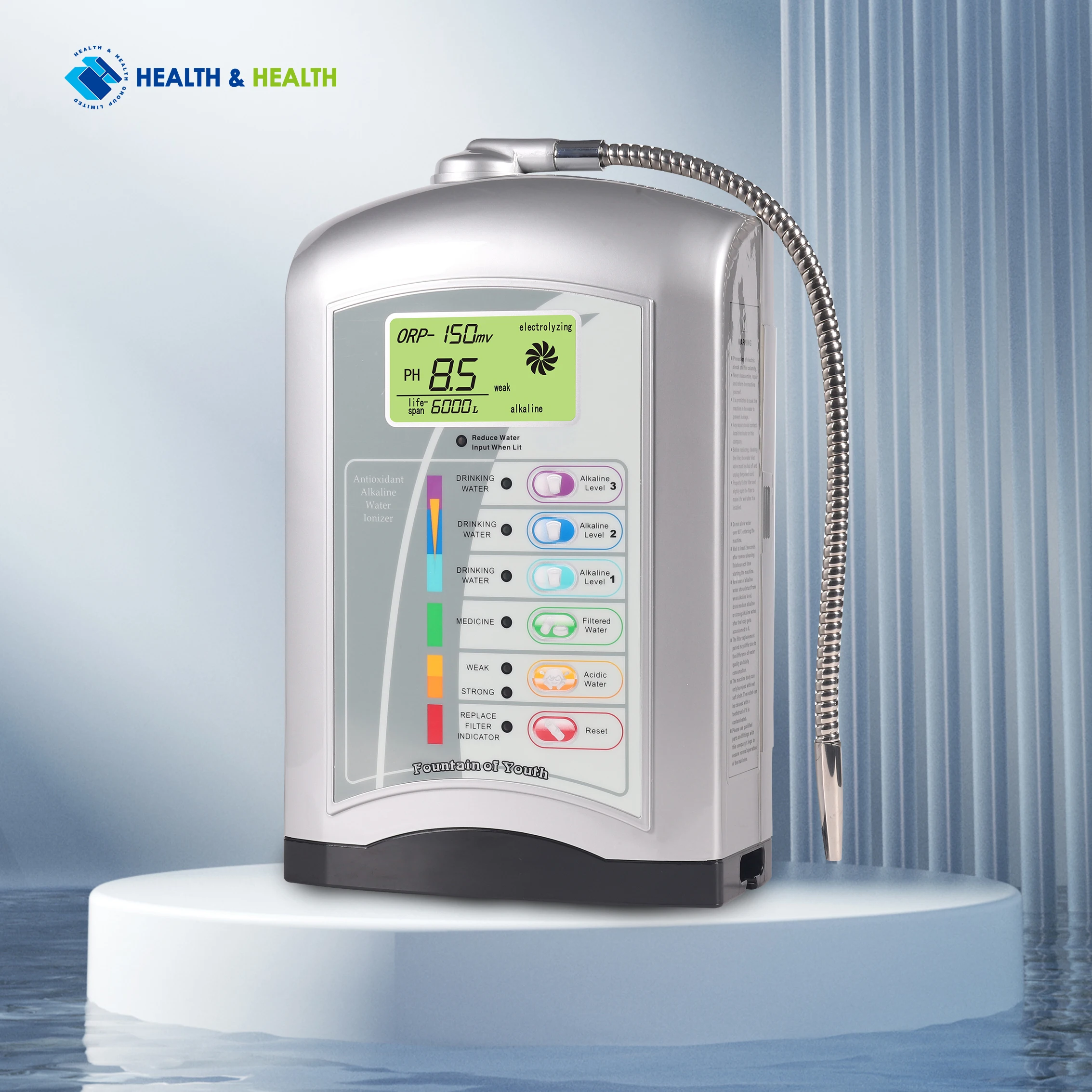 alkaline water ionizer filter healthy drinking kangen water ionizer machine