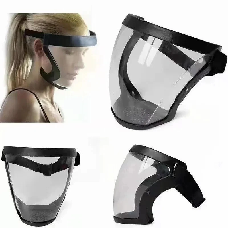 Best uper Protective Anti-fog Face Shield,Unisex Hd Transparent Mask Protective Cover Windproof Anti-fog Head Cover Screen Visor