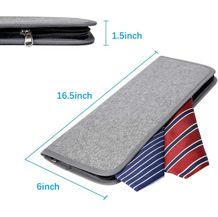 
Men Tie box Case Organizer, cheap Oxford necktie pack box for business men 