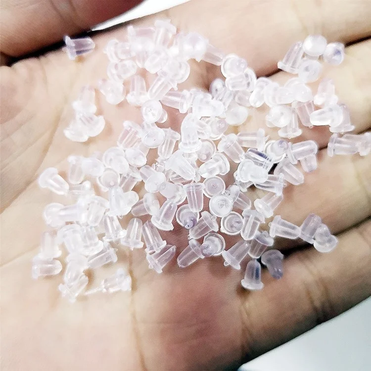 Wholesale Korean High Quality Ear Clip Silicone Pain Relief Ear Stud Earplugs Pads For Jewelry Earrings Accessories