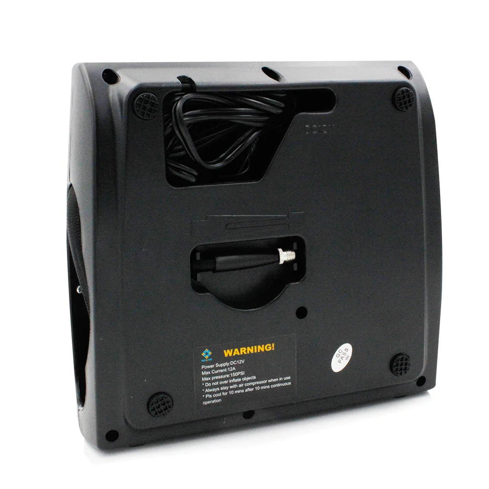 
High Performance 12V Car Fast Inflating Air Pump Portable Travel Mini Electric Bike Tire Inflators 