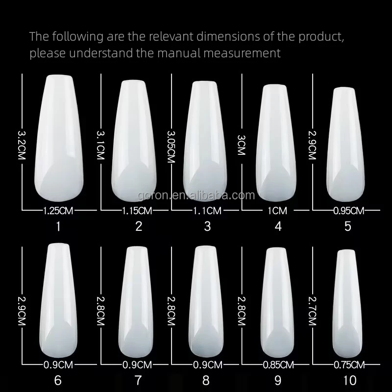 Full Cover Square Seamless Plain Nail Art  Nail salon  artificial fingernails Solid color Long False Nails