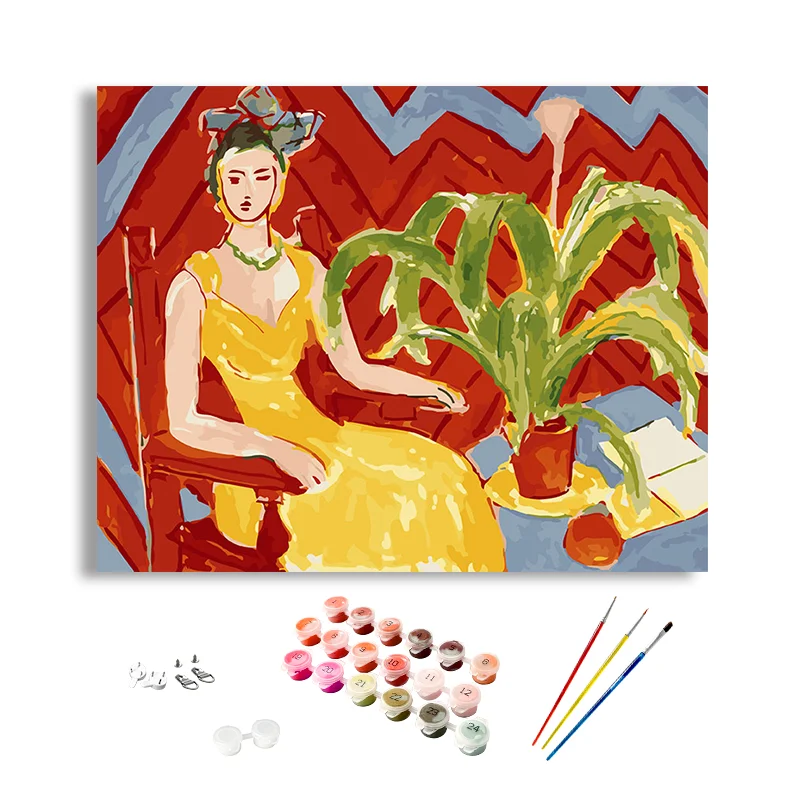 New Products Painting By Numbers DIY Famous Portrait Painting On Canvas Paintings And Wall Arts For Home Decor Wall Art