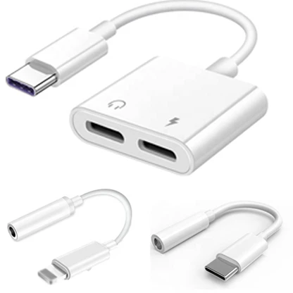 Аудиоадаптер Type-c 3 5 мм для наушников Ios и вспомогательный шнур аудиоадаптер Apple