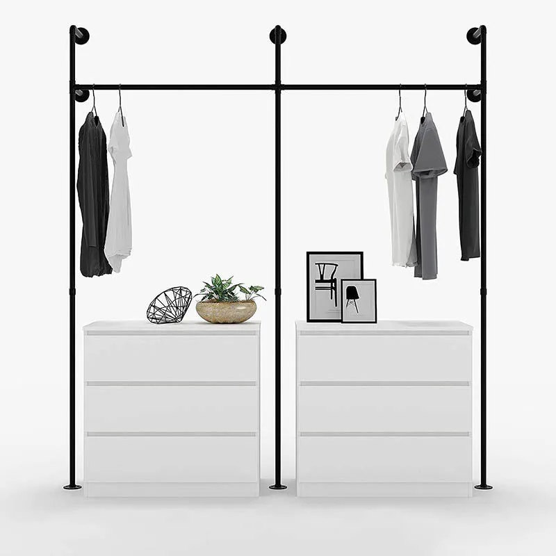 Luxury Laundry Hanging Rack Wholesale High Quality Metal Clothes Stand Heavy Duty Factory Price Display Rack
