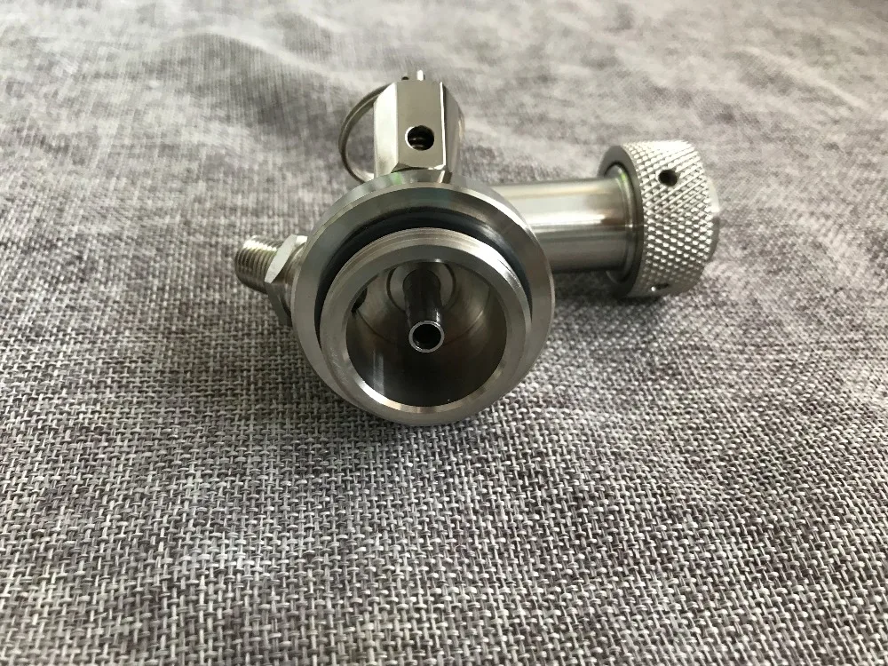 2L Stainless Steel Beer Dispenser Mini Keg Tap for Homebrew Spear Craft Growler spear body only fit Adjustable Beer Tap