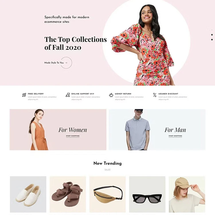 Услуги разработки веб-сайта B2C B2B электронной коммерции