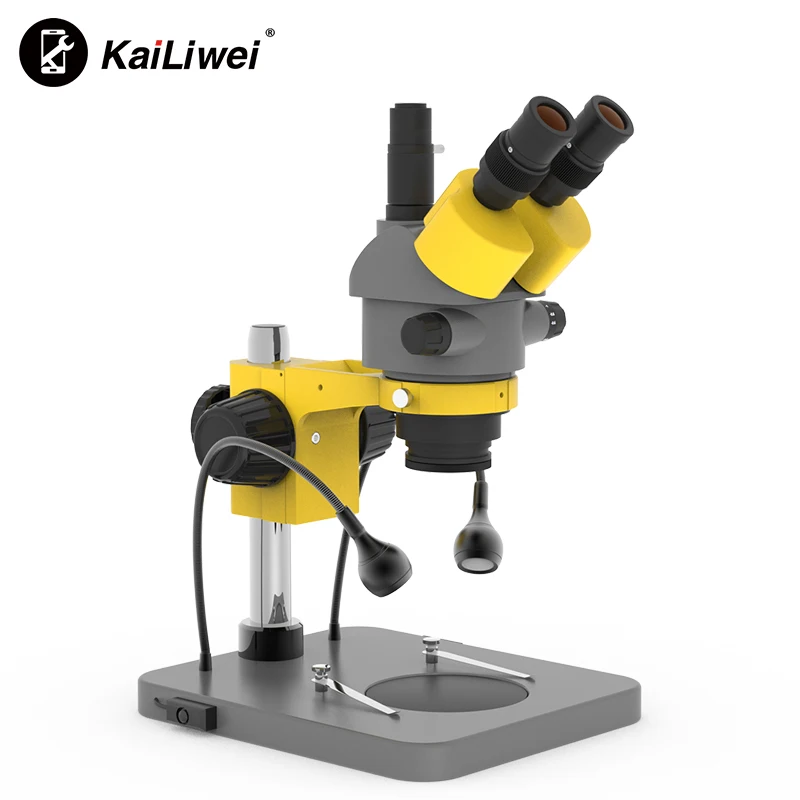 Cheap price  6-55X  Continuous zoom Repair  Microscope Metallurgical with  Double Light Microscope manufacturers