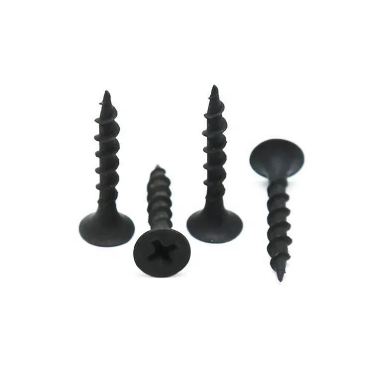 Phillips bugle head fine thread coarse thread gypsum black phosphated drywall nuts screws