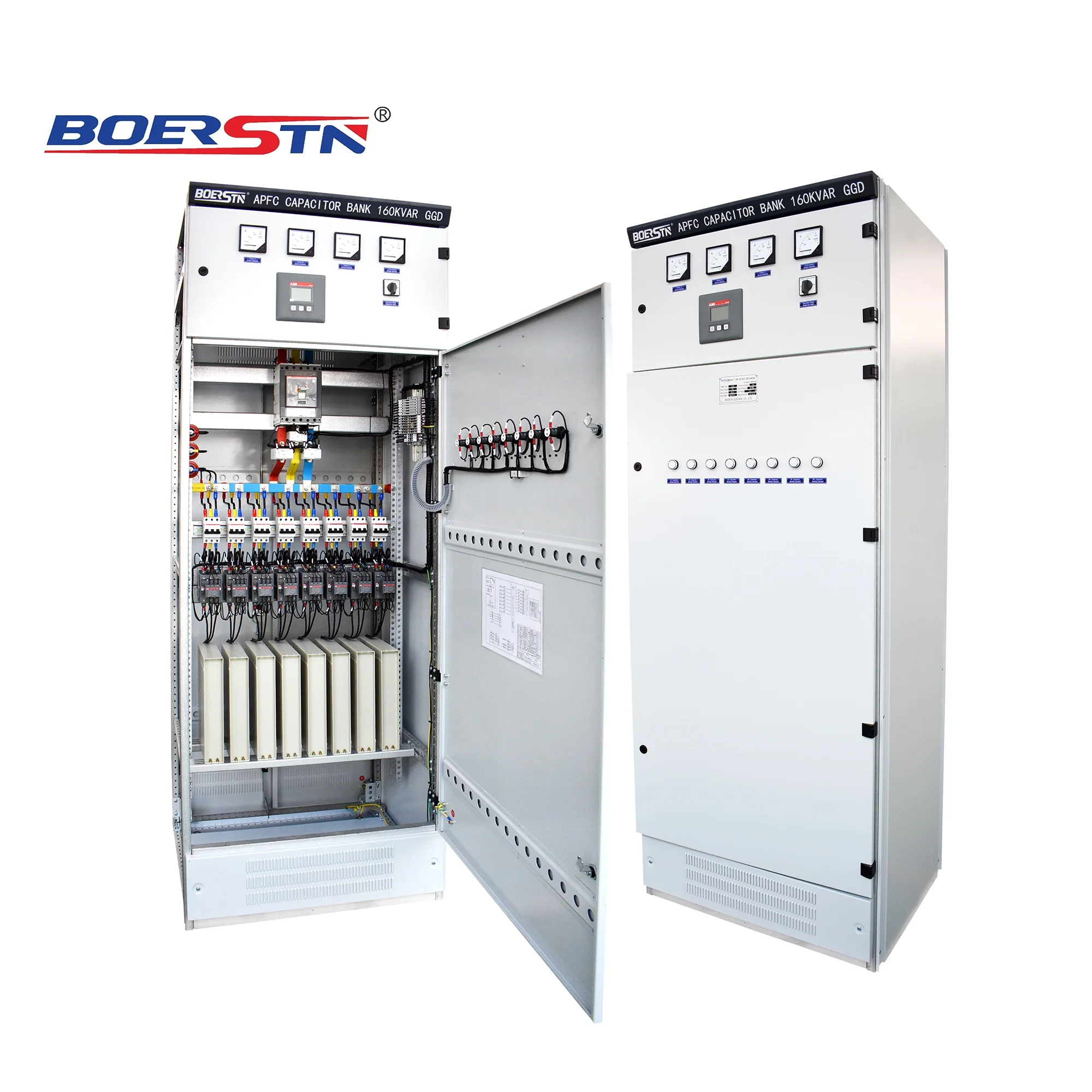 
Three Phase Capacitor Bank Plate with APFC Automatic Power Factor Controller 160Kvar 240Kvar 360Kvar 480Kvar 