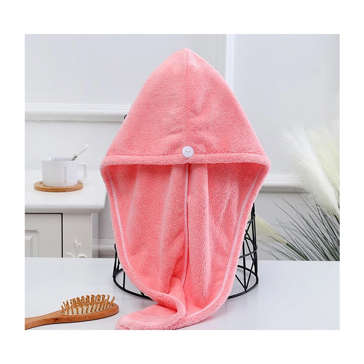 Bulk manufacturer double layers microfiber hair dry urban hair towels
