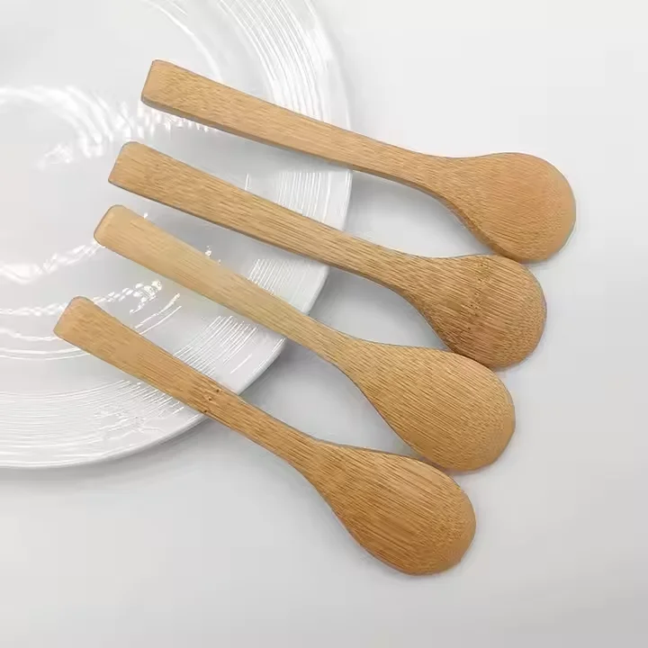 Бамбуковая детская ложка для приготовления чая 12 8*3 см