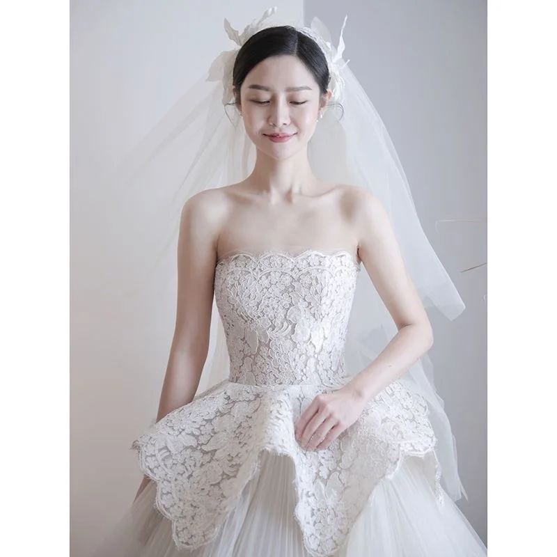 SUNNY Satin Main Wedding Dress Traditional Wedding Dresses