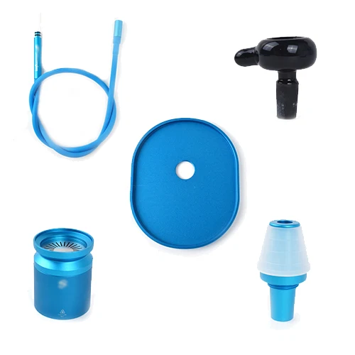 New custom logo high quality hookah accessories 360 rotating shisha set gravity hookah