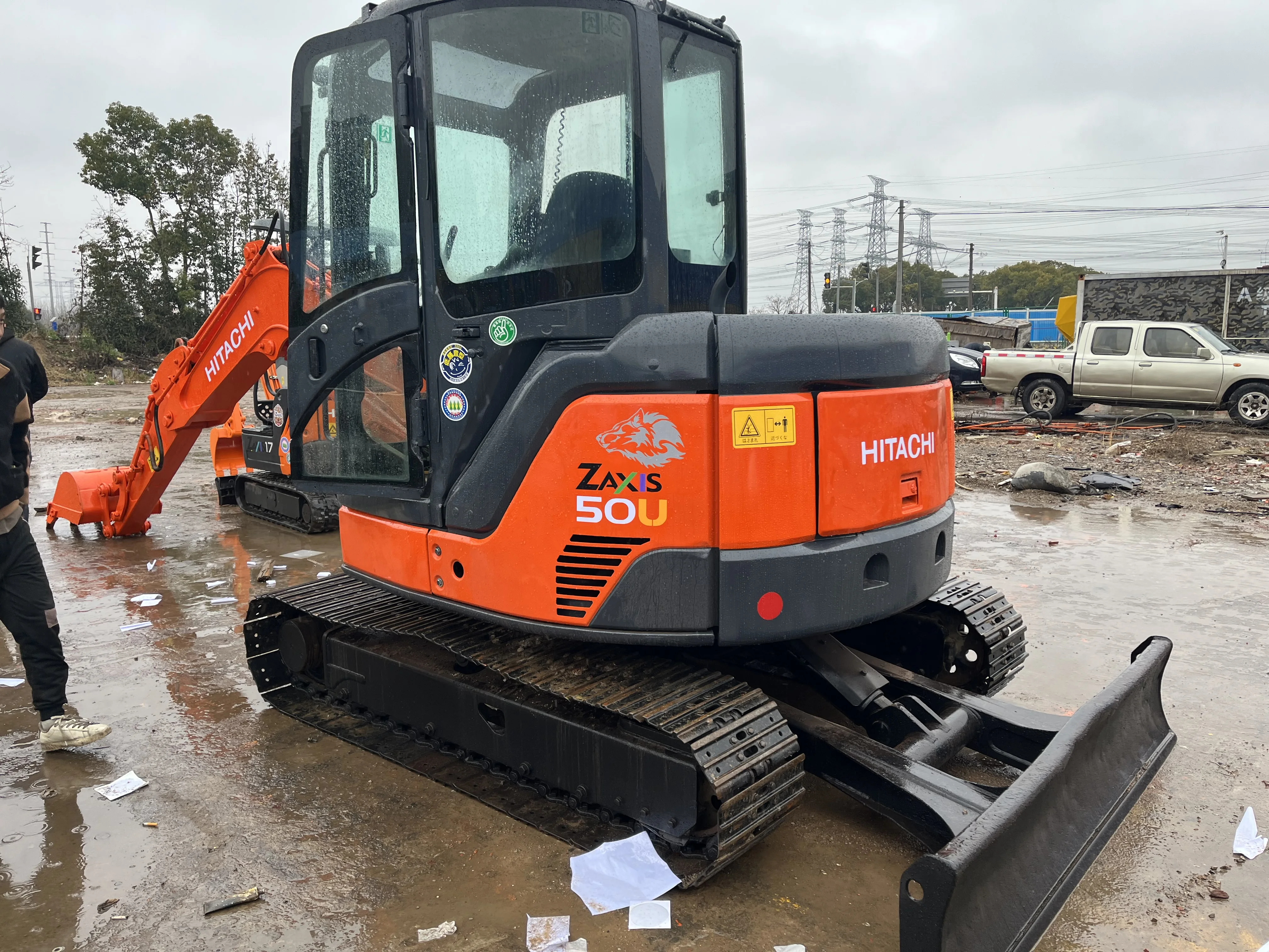 Hitachi ZX50 Mini excavator 5T ZX50u Second Hand Digger Hitachi ZAXIS 50 55 ZX55 Original Japan Multifunctional Excavator
