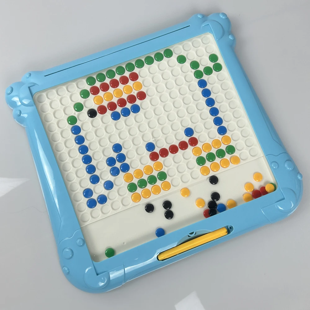 Child Desktop double faces Magnetic Pen Move Bunny Drawing Board Toys Parent-Child Interactive Pen Holding Game Learn Toy Kid