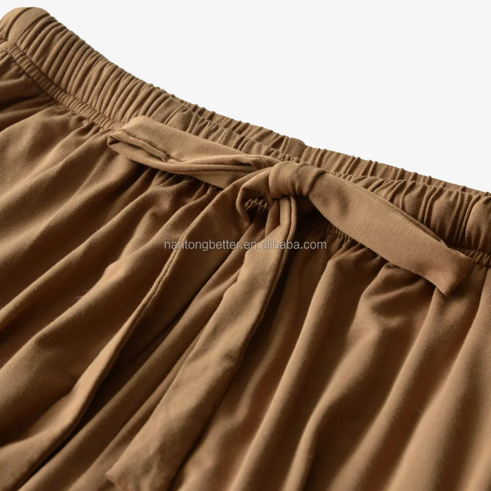 Comfortable Bamboo Pyjamas Factory Supplier Custom Soft Knitted Modal Women Sleepwear Long Sleeve and Trousers Rayon Pajamas Set