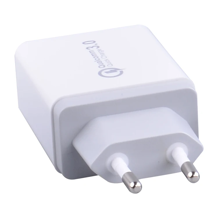 
2018 Hot Selling 3 Port Fast Charging QC3.0 USB Wall Charger EU Plug 