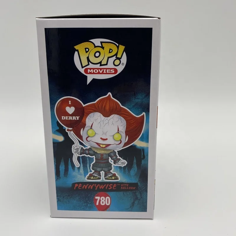 Funko Pop PENNYWISE IT с воздушным шаром p404 пластиковые поделки виниловая кукла Фигурки игрушки Коллекционная модель мультфильм подарок 780