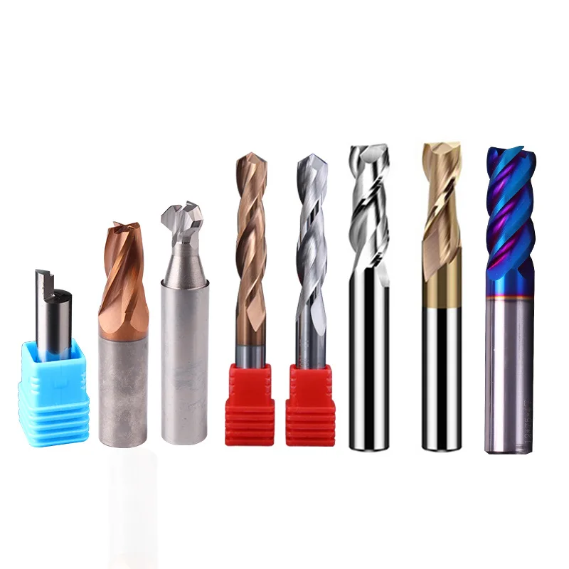 surface spiral flush trim solid carbidetipped cnc router machine bits set