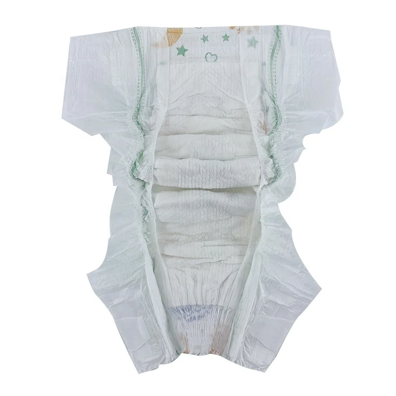 Wholesale Factory Price Disposable Super Breathable Cotton Topsheet Baby Nappies Diaper