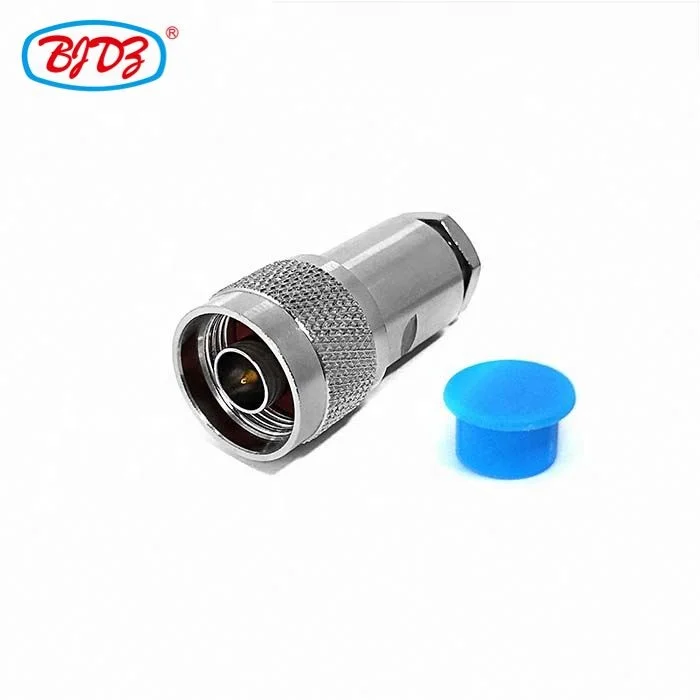 Factory directly N Type male Plug screw clamp straight rf connector FOR coaxial cable LMR240 RF Coax Coaxial connector in stock