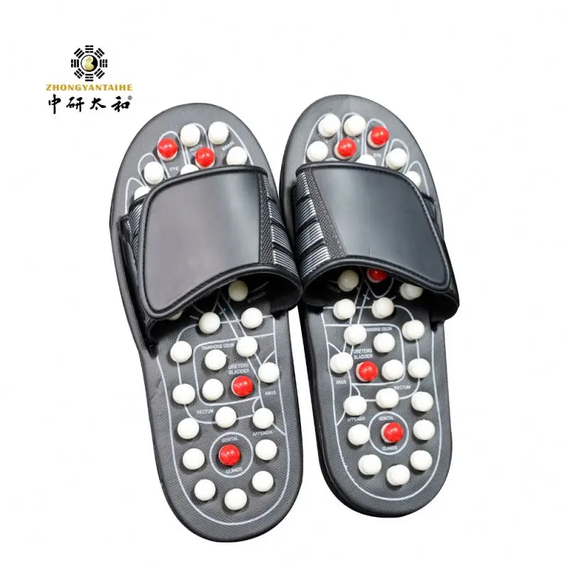 Therapeutic Reflexology Sandals Foot Acupoint Massage Shiatsu Arch Pain Massage Slipper