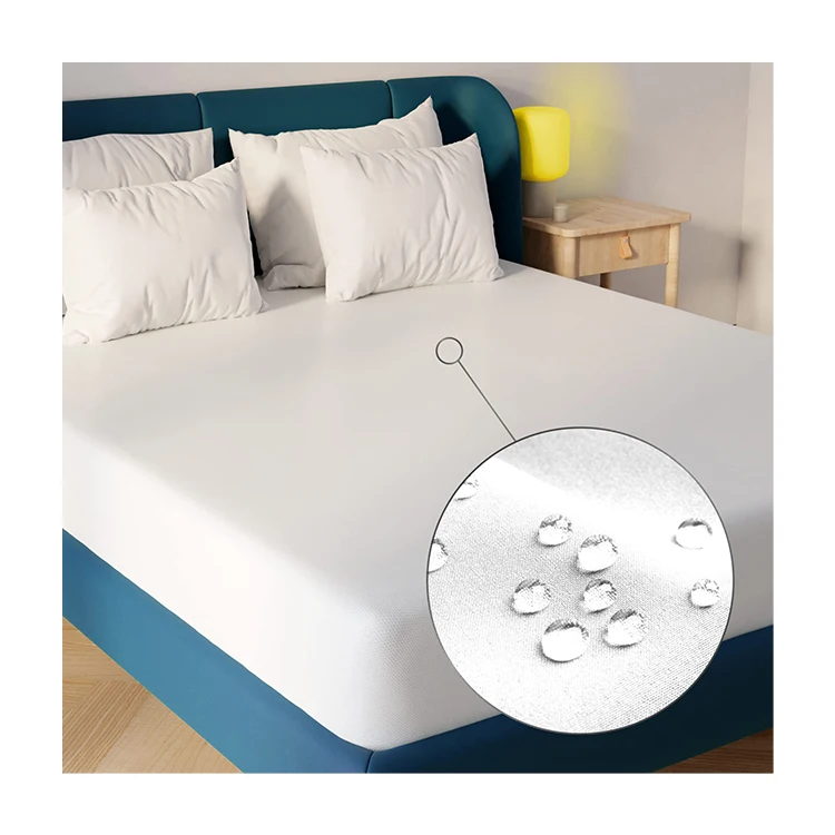 YK hypoallergenic waterproof mattress cover protector single double bed mattress protector