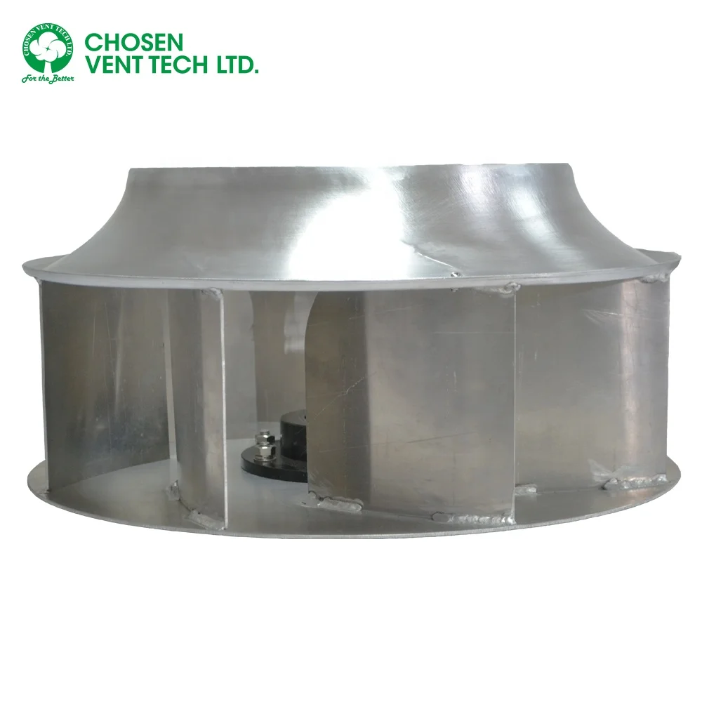 Centrifugal Wheel Backward Inclined Alloy Customized Centrifugal Fan Centrifugal Impeller Inside The Fan or Machine AC BSWA-400