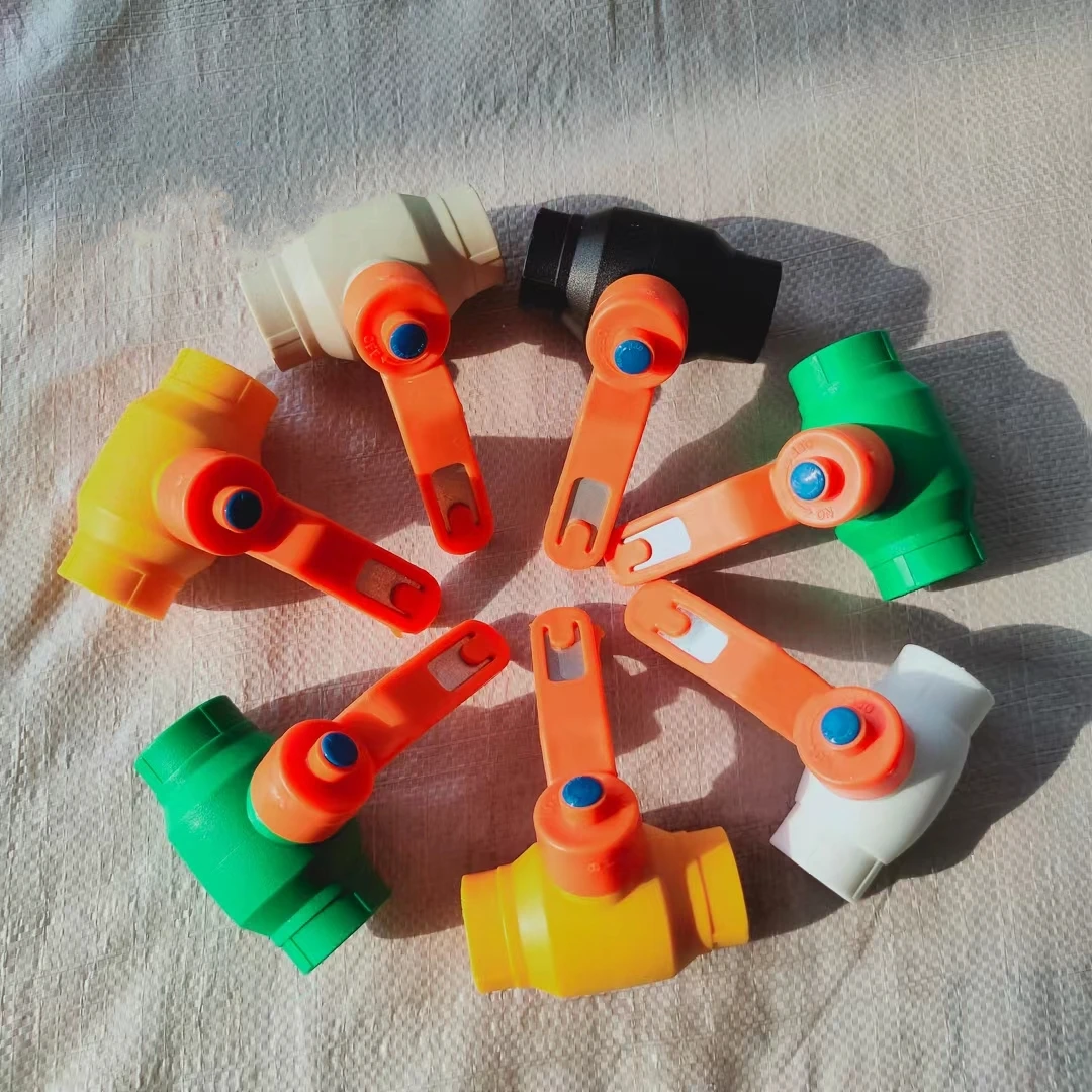 LJ-446 Plastic PPR Iron Ball Valves ABS Gardening Greenhouse Wholesale low pressure valve