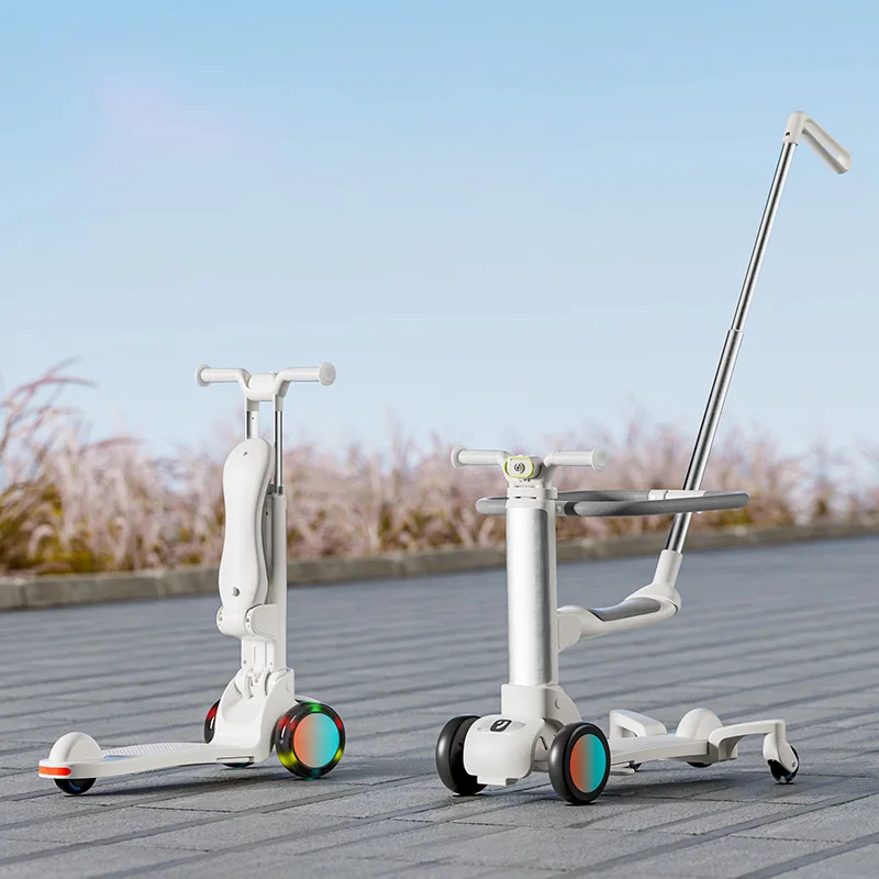 Detachable Baby Land Child Scooter For Baby 3 In 1 Tricycle Funny Children Push Outdoor Baby scooter