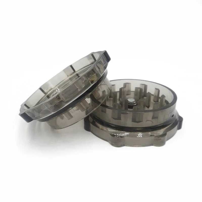 75mm Grinder Large Weed Multi Layers Tobacco Herb Grinder Cutter Smoke Yellow Plastic Herb Grinder