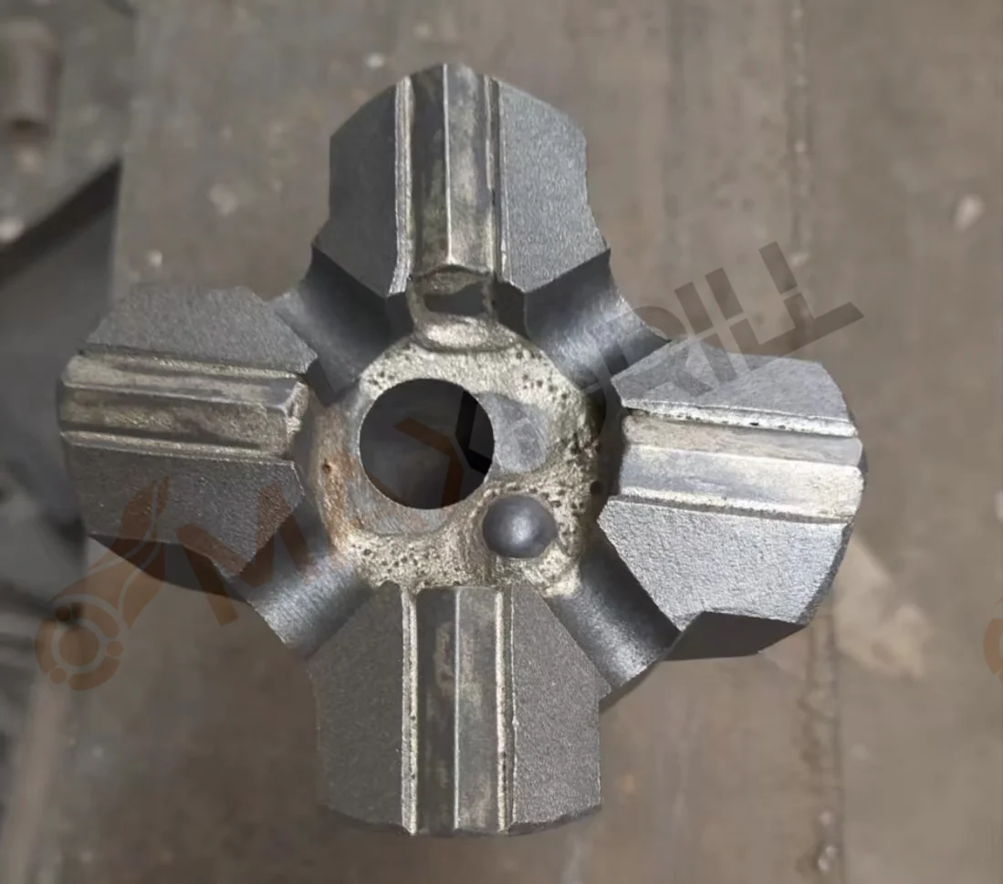 Russian DTH hammer bit cross bit K110 down the hole in Russia, Kazakhstan, Uzbekistan, Kyrgyzstan, Central Asia, CIS countries
