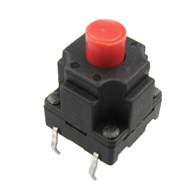 Красная ручка для Тактильные переключатели 10x10 мм 4 pin dip переключатель тактичности
