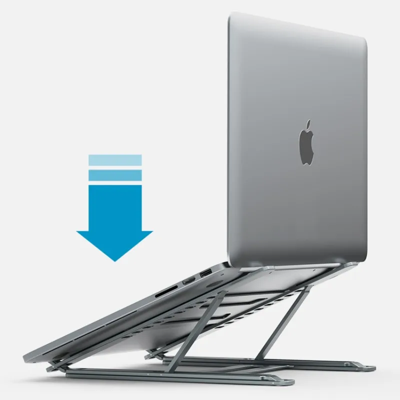 Boneruy Adjustable Aluminum Foldable Desktop Folding Computer Laptop Notebook Stand