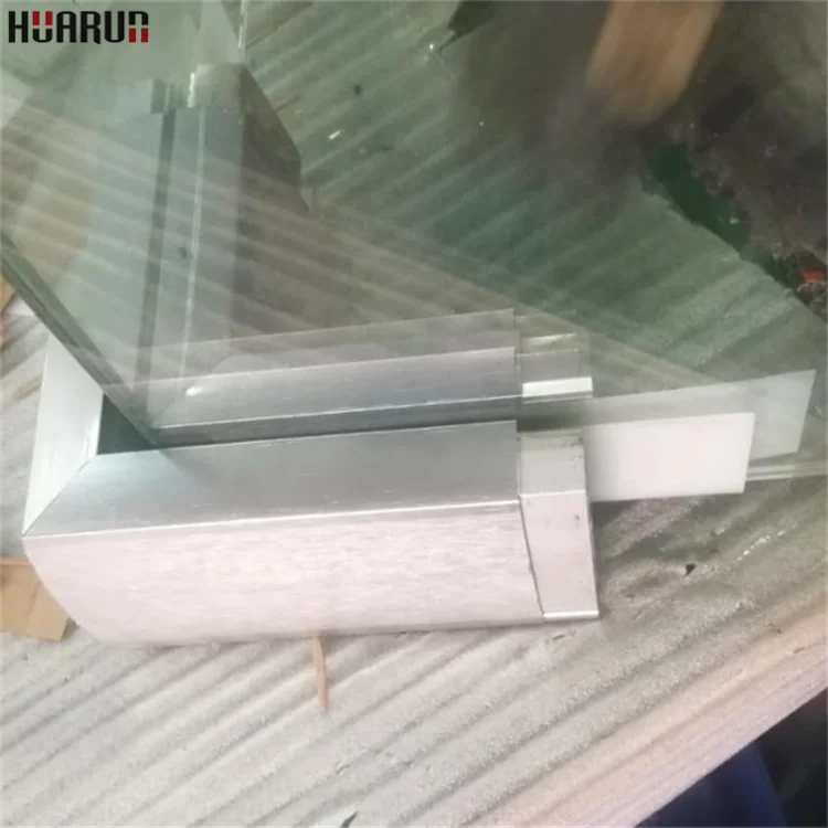 Наружные u-образные Алюминиевые профильные безрамные стеклянные перила для палубы/балкона по низкой цене