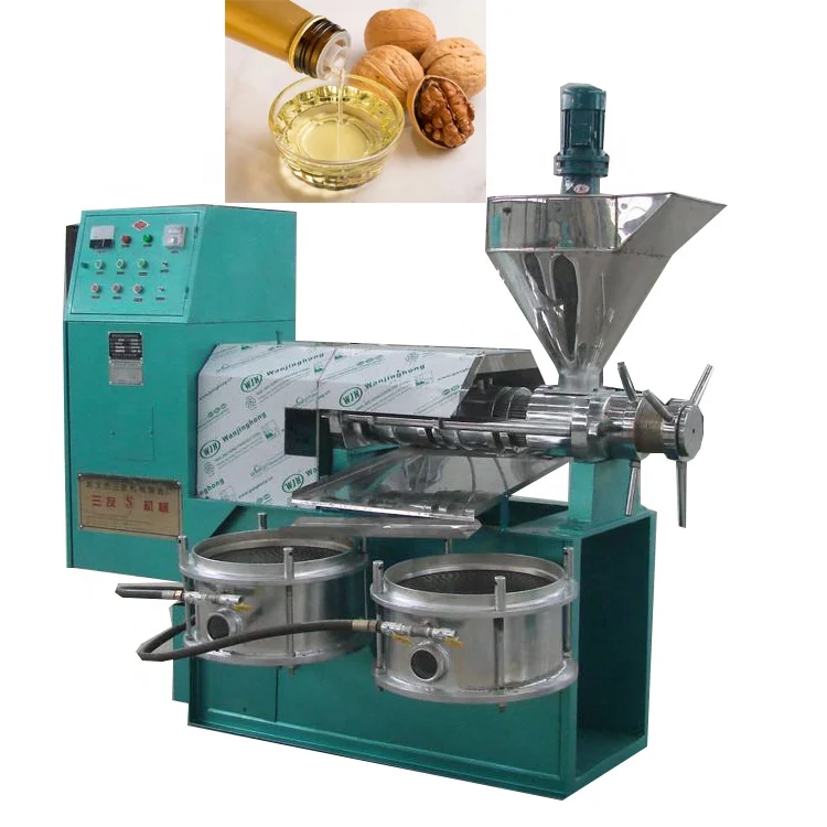 Stainless steel screw Sunflower Oil press machine palm coconut oil extraction machine with Filter