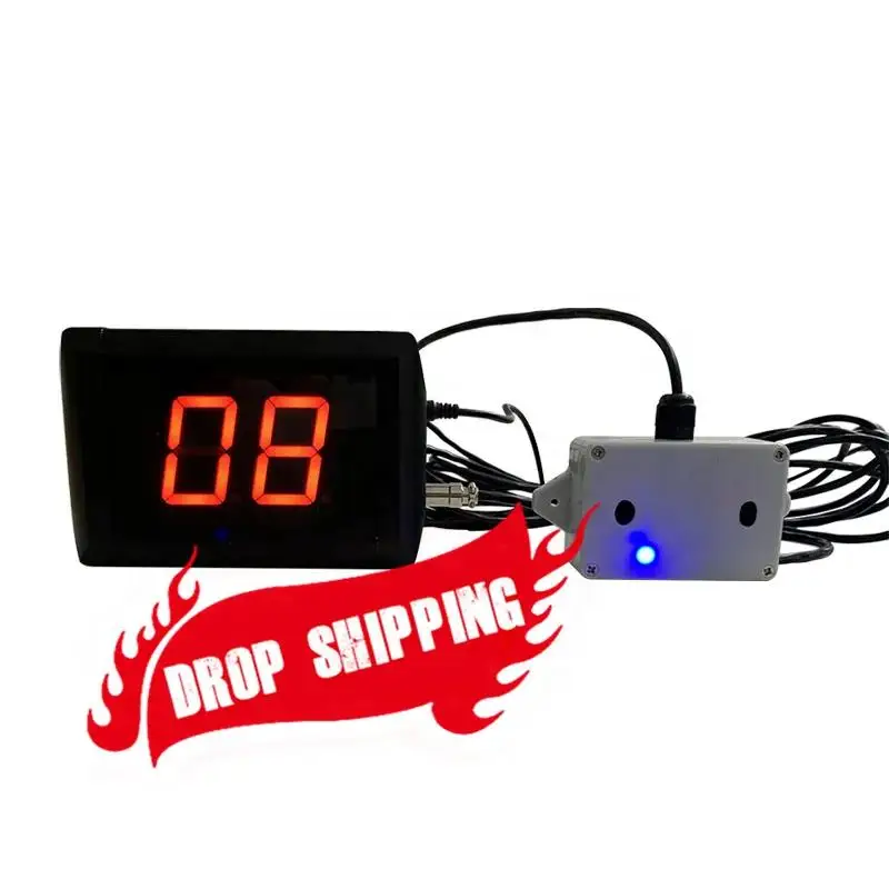 Hot selling products digital display people counter with infrared beams for sale