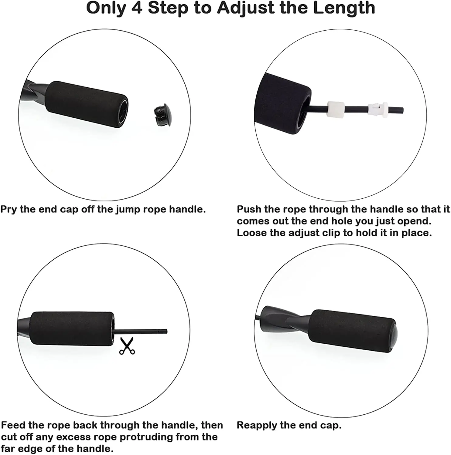 Factory direct 3m long custom black premium skipping rope fitness training jumping rope for women