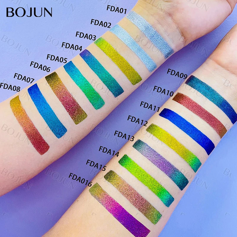 2024  mirror pigment art nail car paint chameleon pigment pearl powder nail supply