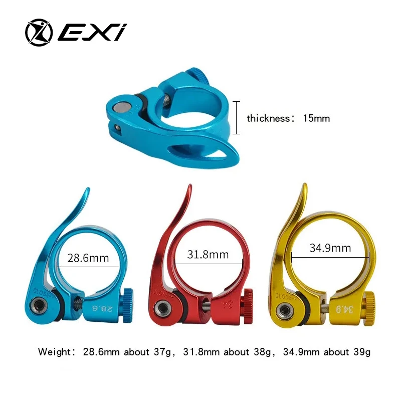 Adjustable DIY Bicycle Parts AL6061 Anodized Aluminum Seat Clamp and Tubeless Valve for MTB Bikes Includes Alloy Material