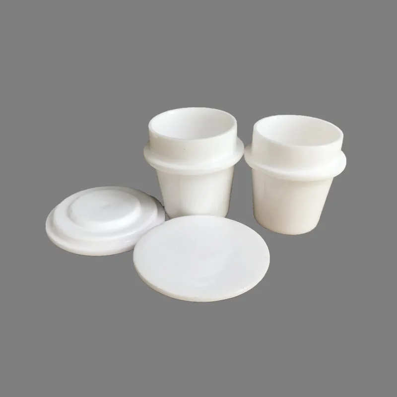 Manufacturer Supply 10ml 20ml 95% 99% Alumina Ceramic Crucible for Metal Melting