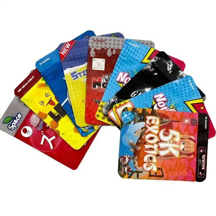 3.5G 7G 14G 28G Custom Plastic Doypack Smell Proof 3.5 Grams Mylar Bags With My Logo