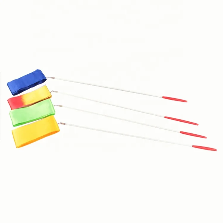 Dancing Ribbon Streamer Gym Rhythmic Rod Art Gymnastic